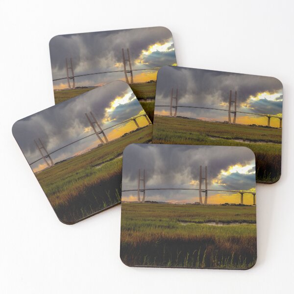 Item preview, Georgia Sidney Lanier Bridge Sunset designed and sold by nbrandsberg.