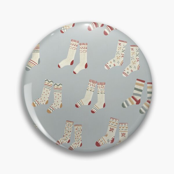 Item preview, Cozy Winter - Cozy socks in light blue designed and sold by TheMirwoForest.