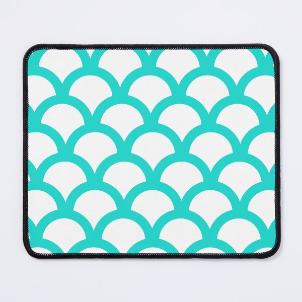 Item preview, semi circle aqua pattern designed and sold by mylensflow.