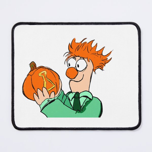 Item preview, Beaker's Jack o Lantern - The Muppets designed and sold by DogwoodDecadenceDesign .
