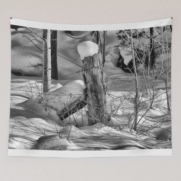 Item preview, Corner Post In Black And White designed and sold by Gary Benson.
