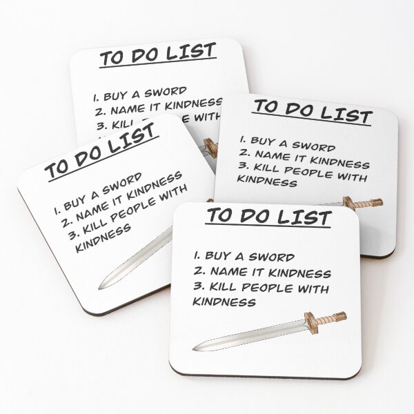 Item preview, Killing People with Kindness designed and sold by Black-Orc.