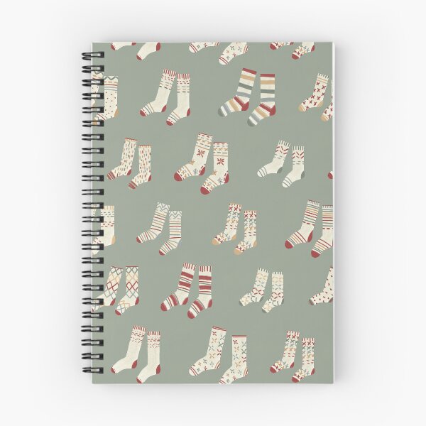 Item preview, Cozy Winter - Cozy socks in green pastel designed and sold by TheMirwoForest.