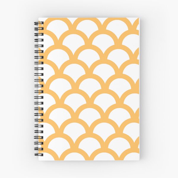 Item preview, half circle peach pattern designed and sold by mylensflow.