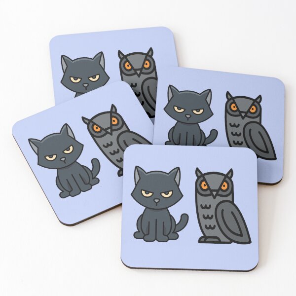 Item preview, A Cat And An Owl Funny Pet Owner designed and sold by TFLprod.