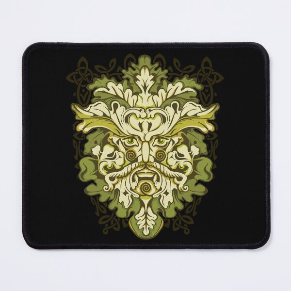 Item preview, Pagan Green Man Celtic Irish Mythology God designed and sold by BluePagan.
