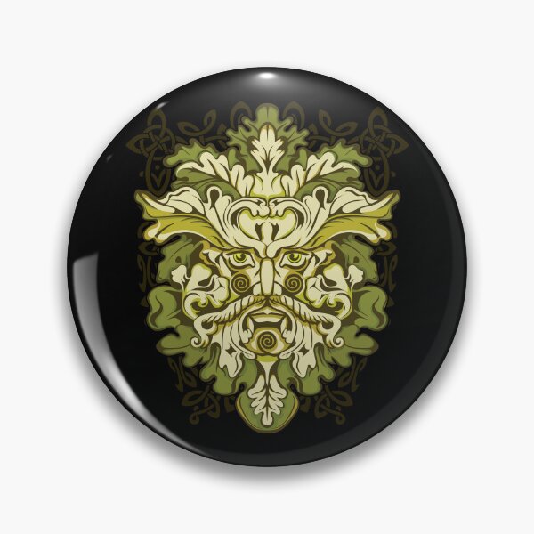 Item preview, Dios de la mitología irlandesa celta del hombre verde pagano designed and sold by BluePagan.