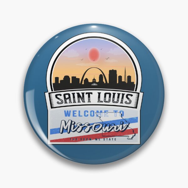 Artikelvorschau, Saint Louis, Willkommen in Missouri, dem Show-Me-Staat | Missouri State and Cities Series -15 entworfen und verkauft von WorldStateArt.