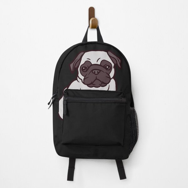 Item preview, Cute White Pug V1 designed and sold by The Love Quill.