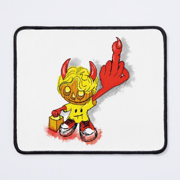 Item preview, Demon Jack-O-Lantern Halloween Illustration designed and sold by threeeyedspider.