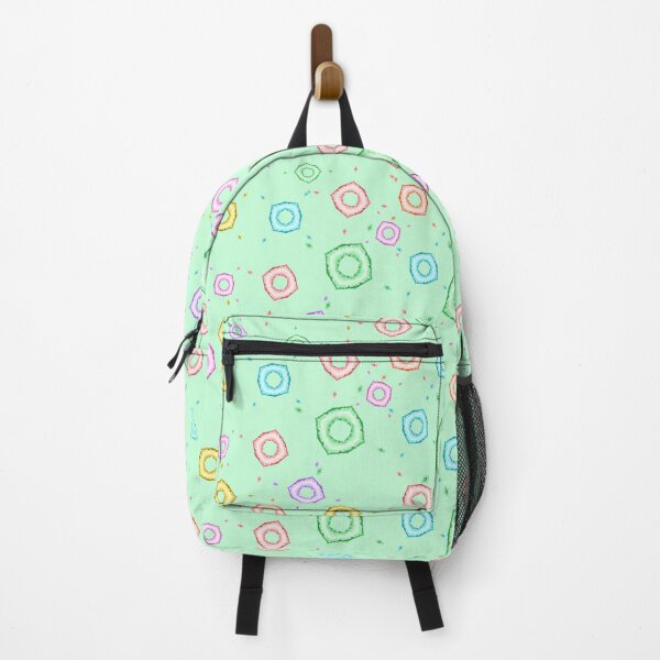 Item preview, Fluroescent Rainbow Square Donut Confetti Green designed and sold by Bright76.