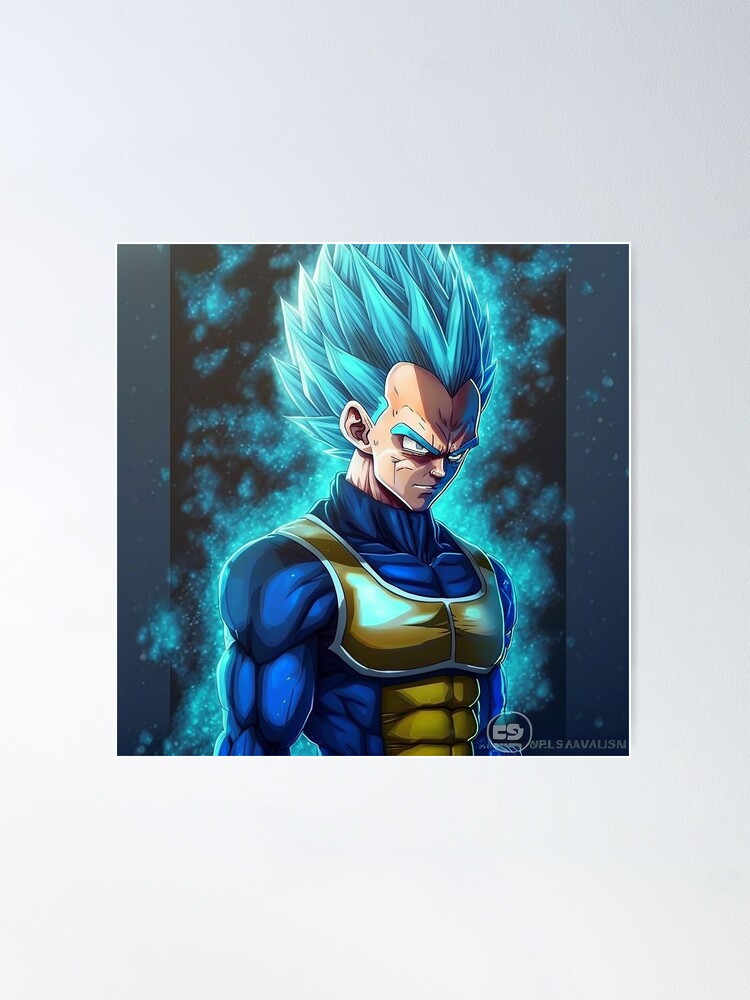 Super Saiyan Blue Vegeta Poster for Sale by creationistlife