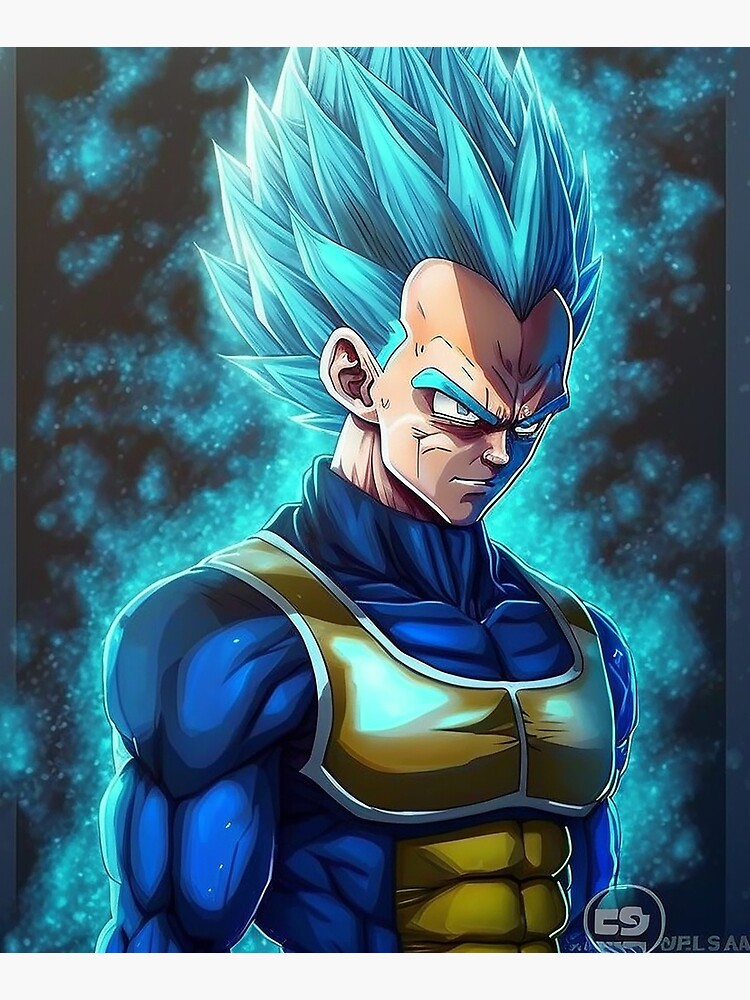 Super Saiyan Blue Goku Greeting Card by Creationistlife