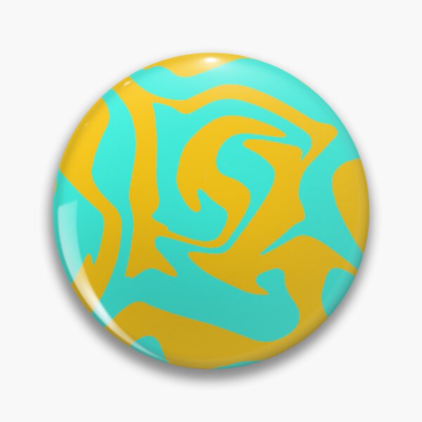 Item preview, Gold & Turquoise Liquid Swirl designed and sold by rainestore.