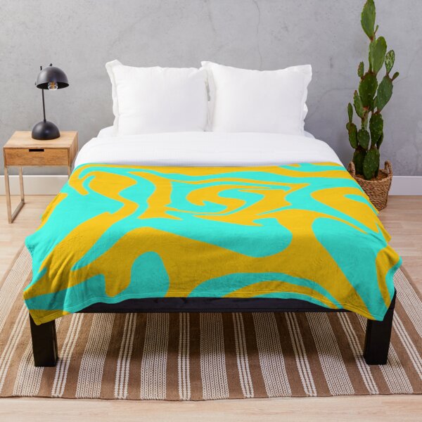 Item preview, Gold & Turquoise Liquid Swirl designed and sold by rainestore.