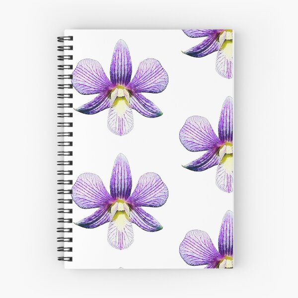 Item preview, Dendrobium orchid Candy Stripe Watercolor  designed and sold by Floral-Art.