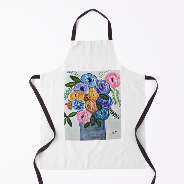 Item preview, roses in a chubby vase designed and sold by Linda Grimmick.