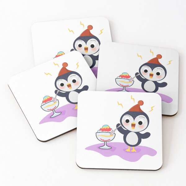 Item preview, Cute Penguin Eats the Icecream  designed and sold by KrintoryTees.