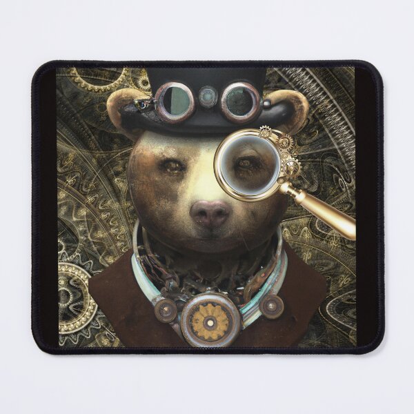 Item preview, Steampunk Bear  designed and sold by Edenglow Prints & Peculiars.