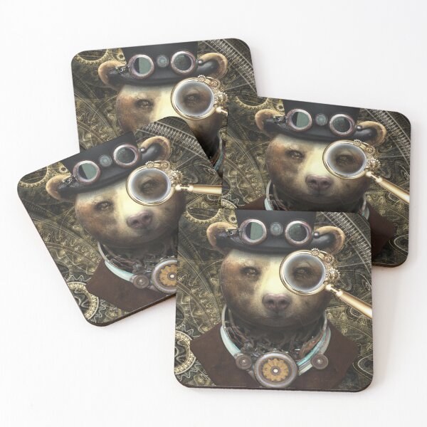 Item preview, Steampunk Bear  designed and sold by Edenglow Prints & Peculiars.