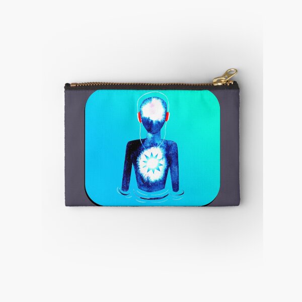 Item preview, Meditation Man w/ Headphones designed and sold by RealmsBeyond.