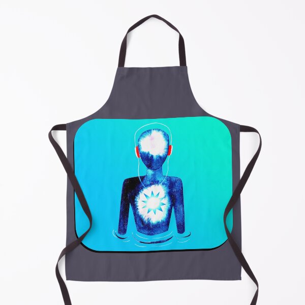 Item preview, Meditation Man w/ Headphones designed and sold by RealmsBeyond.