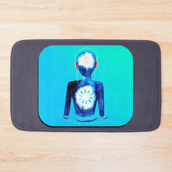 Item preview, Meditation Man w/ Headphones designed and sold by RealmsBeyond.