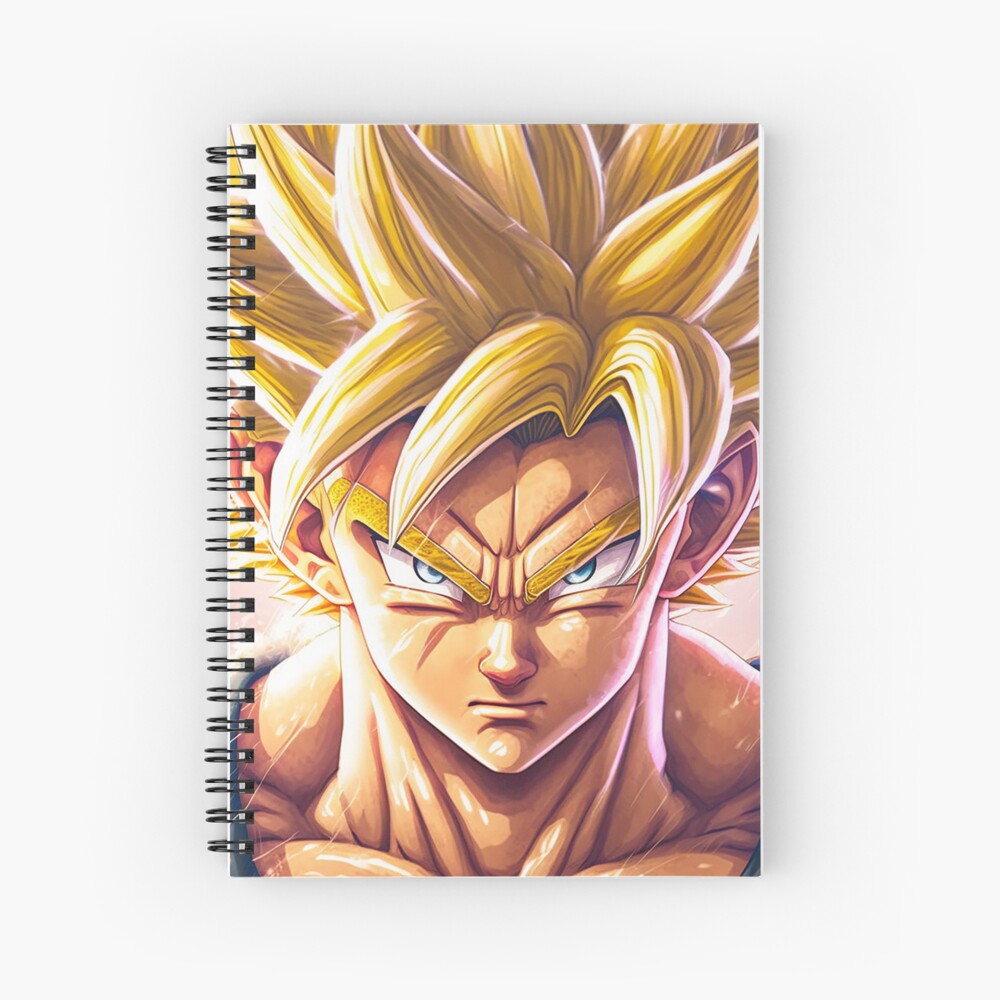 Goku SSJ2  Spiral Notebook for Sale by K90Art