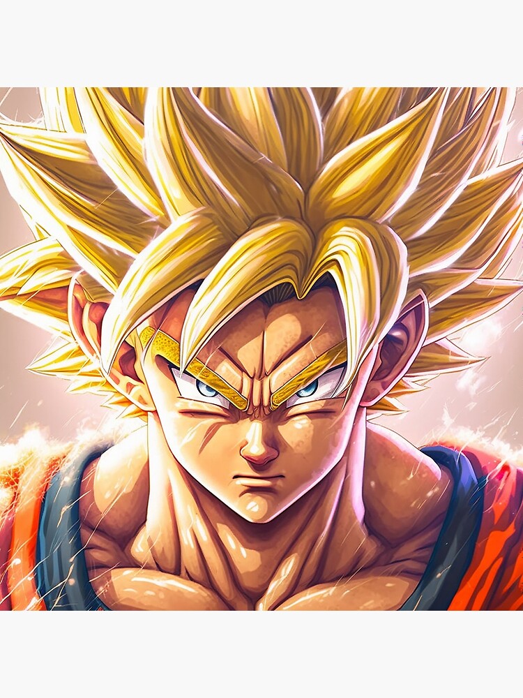 Illustration Super Saiyan Goku Print