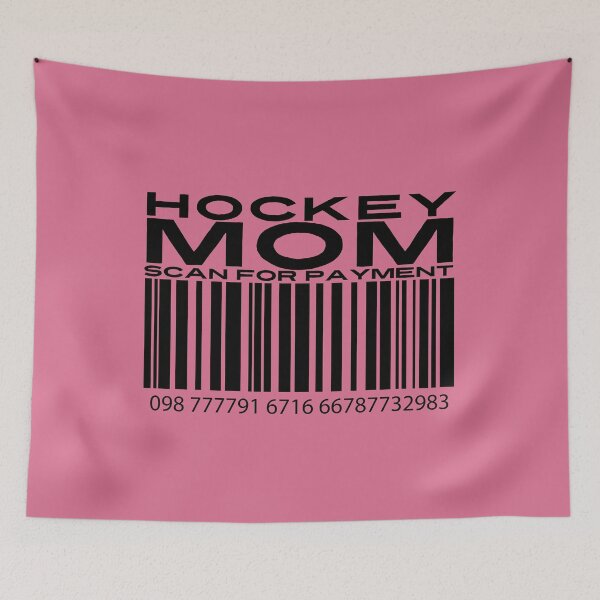 Item preview, Hockey Mom, Scan For Payment | Mom Hockey | Hockey with Mommy (White Lettering Available) designed and sold by Wavecrest Wearables.