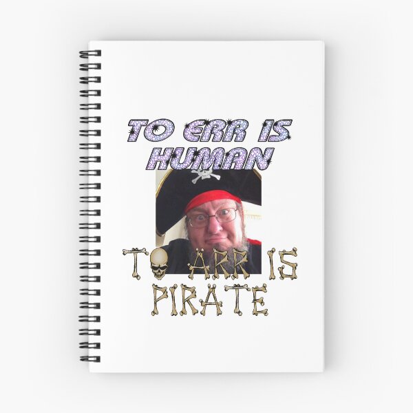Item preview, To Arr is Pirate designed and sold by Black-Orc.