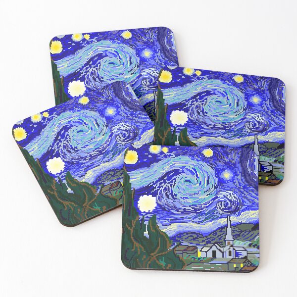 Item preview, starry night pixel designed and sold by mrecho-art.