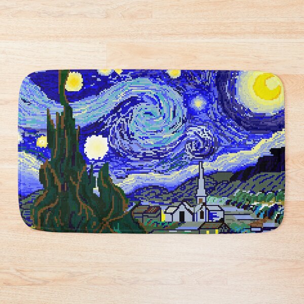 Item preview, starry night pixel designed and sold by mrecho-art.