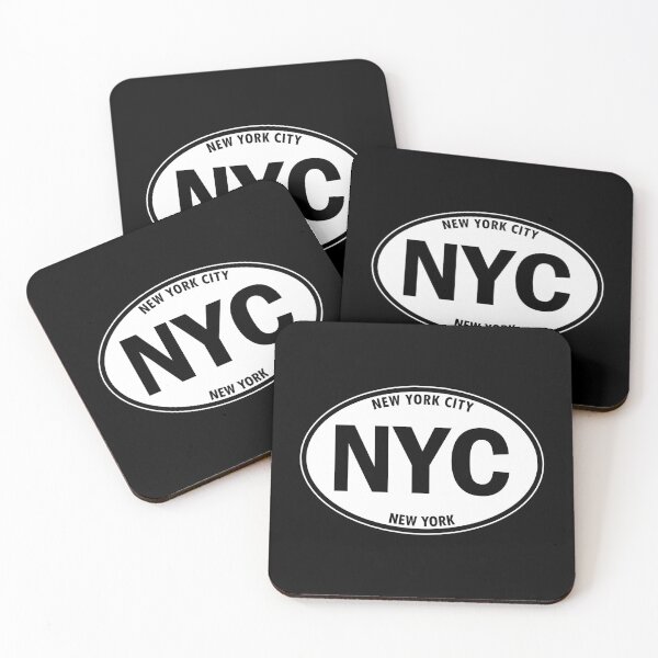 Item preview, NYC, New York City, New York Oval Travel Sticker designed and sold by BBTravels.