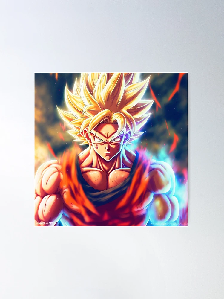 Son Goku Super Saiyan Mode posters & prints by Indi Creator - Printler