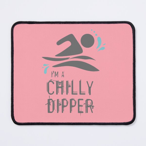 Item preview, Wild open water swimming, winter bathers Im a Chilly Dipper for swimmer lovers.  Caroline Laursen Original designed and sold by Caroline Laursen.