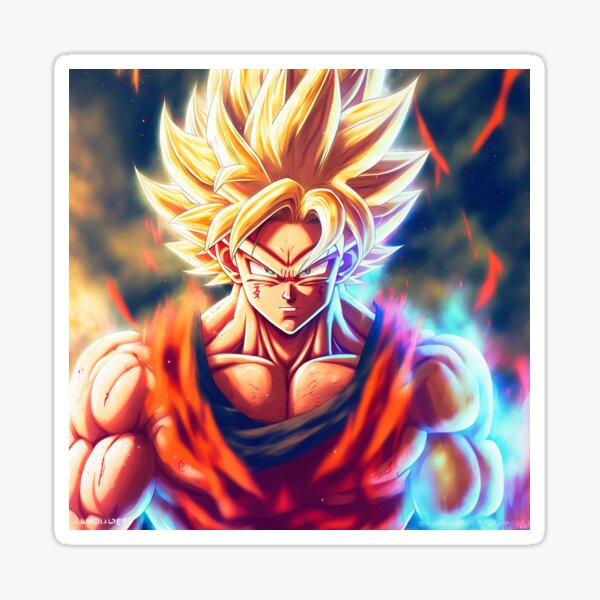 Super Saiyan Blue Goku Greeting Card by Creationistlife