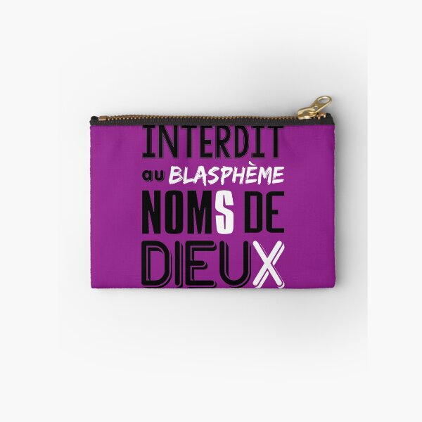 Item preview, INTERDIT au blasphème NOMS DE DIEUX v3 designed and sold by Thibaut Bachelier.