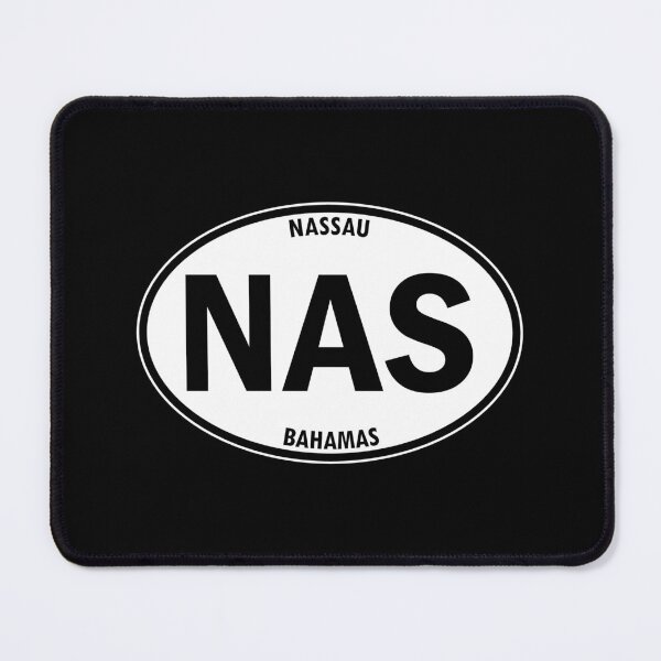 Item preview, NAS, Nassau, Bahamas Oval Travel Sticker designed and sold by BBTravels.