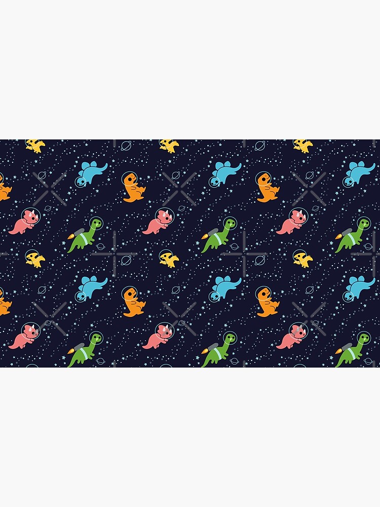 Dinosaurs In Space Pattern by KristyKate