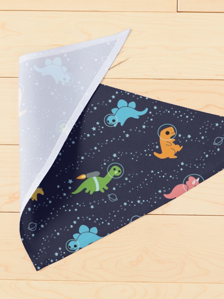 Alternate view of Dinosaurs In Space Pattern Pet Bandana