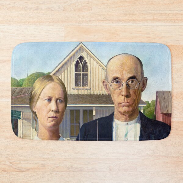 Item preview, Grant Wood's American Gothic (1930) designed and sold by Oliveirallan.
