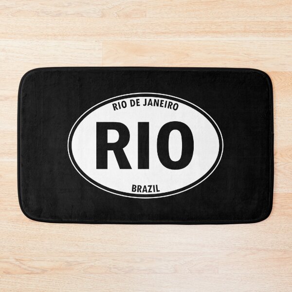 Item preview, RIO, Rio de Janeiro, Brazil Oval Travel Sticker designed and sold by BBTravels.