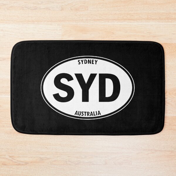 Artikelvorschau, SYD, ovaler Reise-Aufkleber Sydneys, Australien entworfen und verkauft von BBTravels.