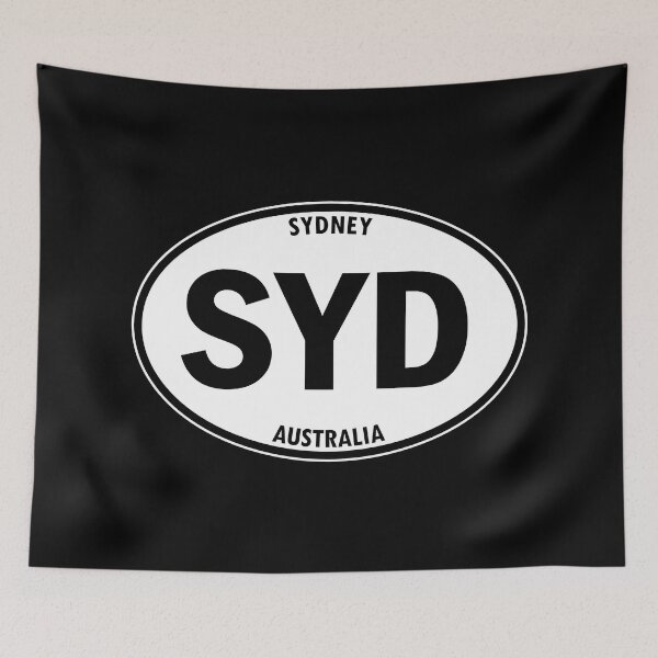 Item preview, SYD, Sydney, Australia Oval Travel Sticker designed and sold by BBTravels.