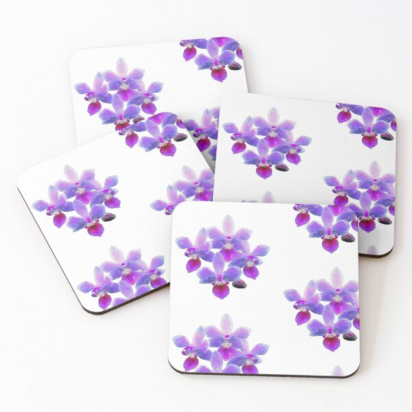 Item preview, Phalaenopsis lindenii orchid watercolor designed and sold by Floral-Art.