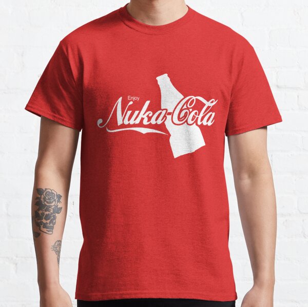 Nuka-Cola T-Shirt - FiveFingerTees Guys / 3X-Large (Guys Only) / Red