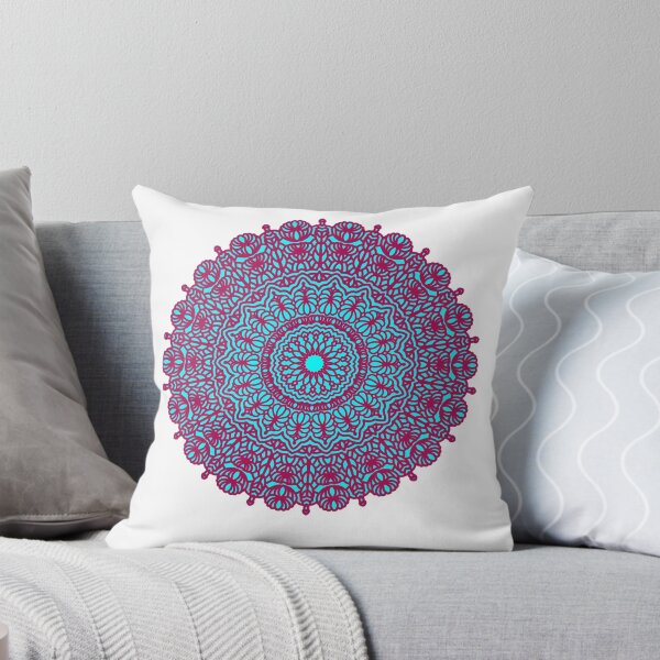 Item preview, Blue green and red stained glass window flower Mandala  designed and sold by LLC-Designs.