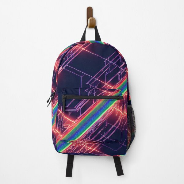 Item preview, Cyberpunk Rainbow Stripe Electronics designed and sold by Unicorn Trainwreck.