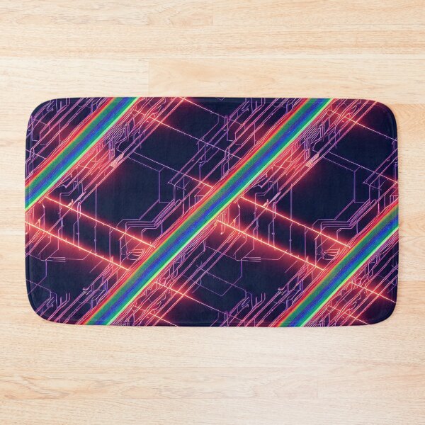 Item preview, Cyberpunk Rainbow Stripe Electronics designed and sold by Unicorn Trainwreck.